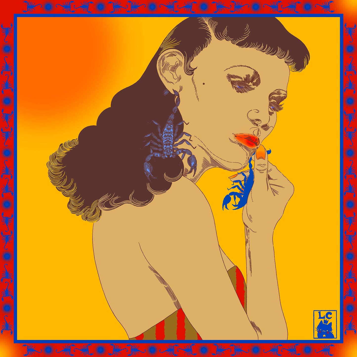 "La Jolla" -Scarf