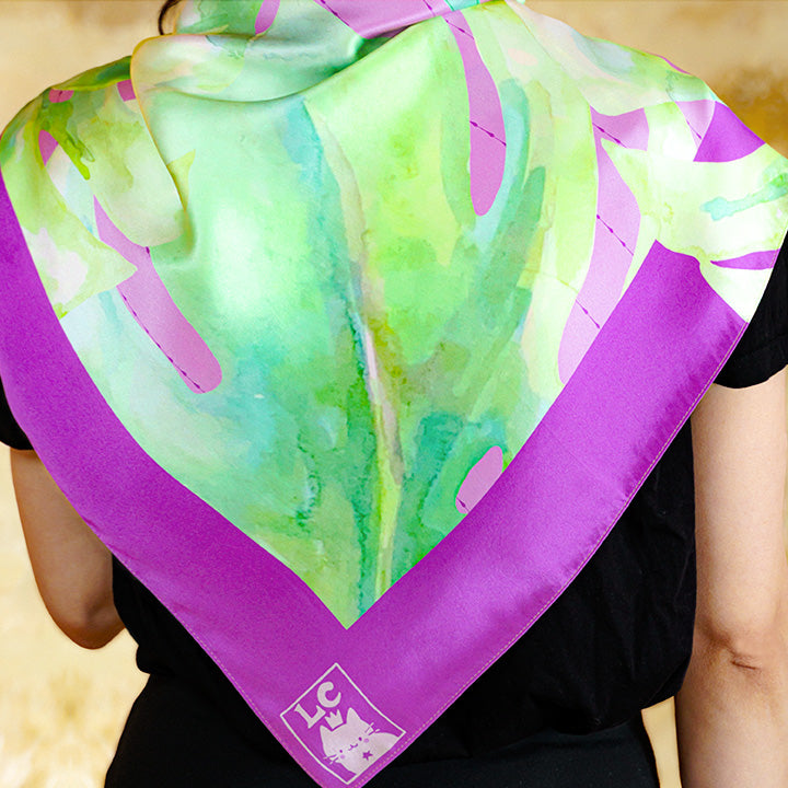 "Monstera Moment" - Scarf