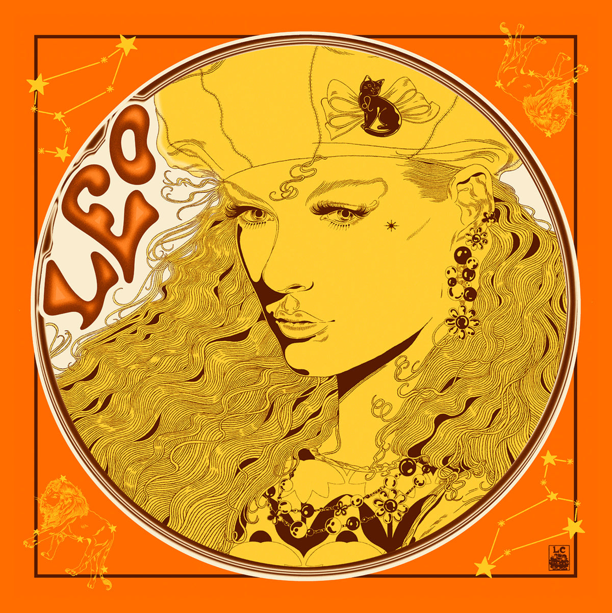 Leo Zodiac Scarf (PREORDER)