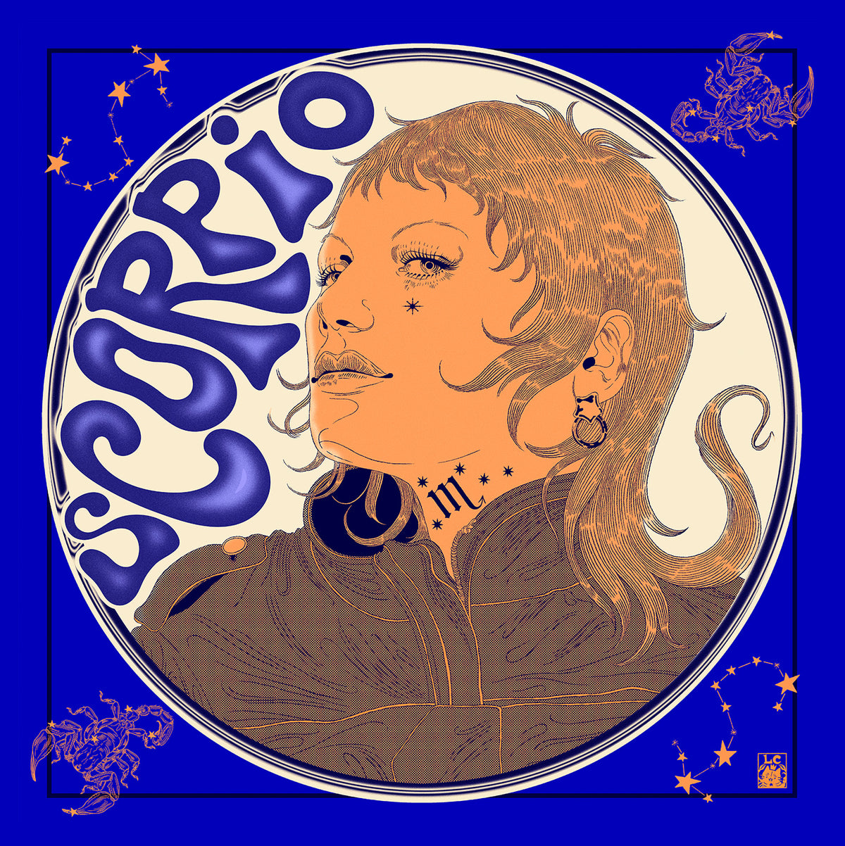 Scorpio Zodiac Scarf (PREORDER)