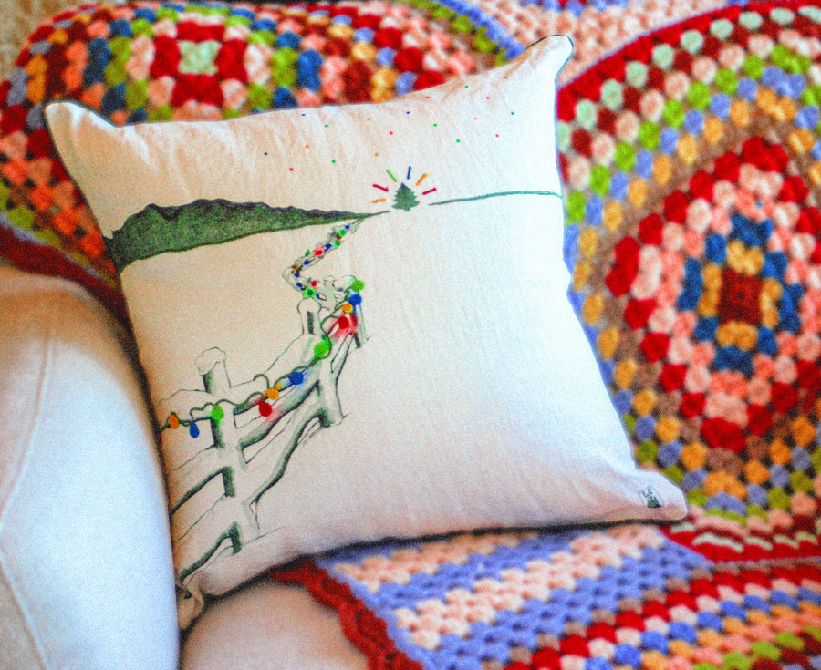 Christmas Tree Farm Cushion Cover