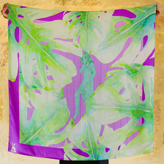 "Monstera Moment" - Scarf