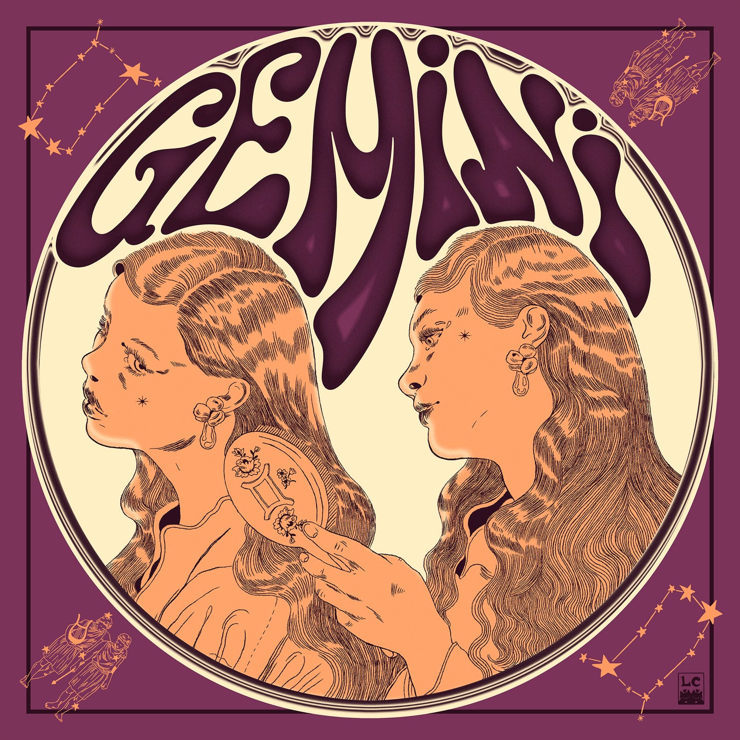 Gemini Zodiac Scarf