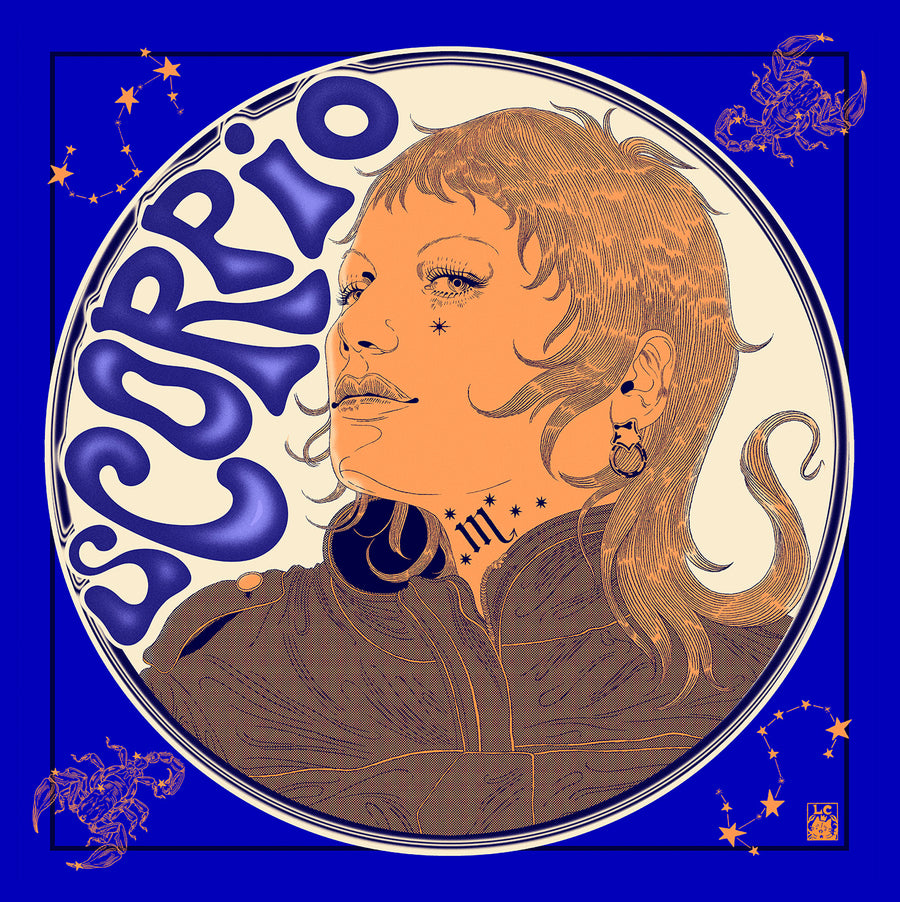 Scorpio Zodiac Scarf (PREORDER)